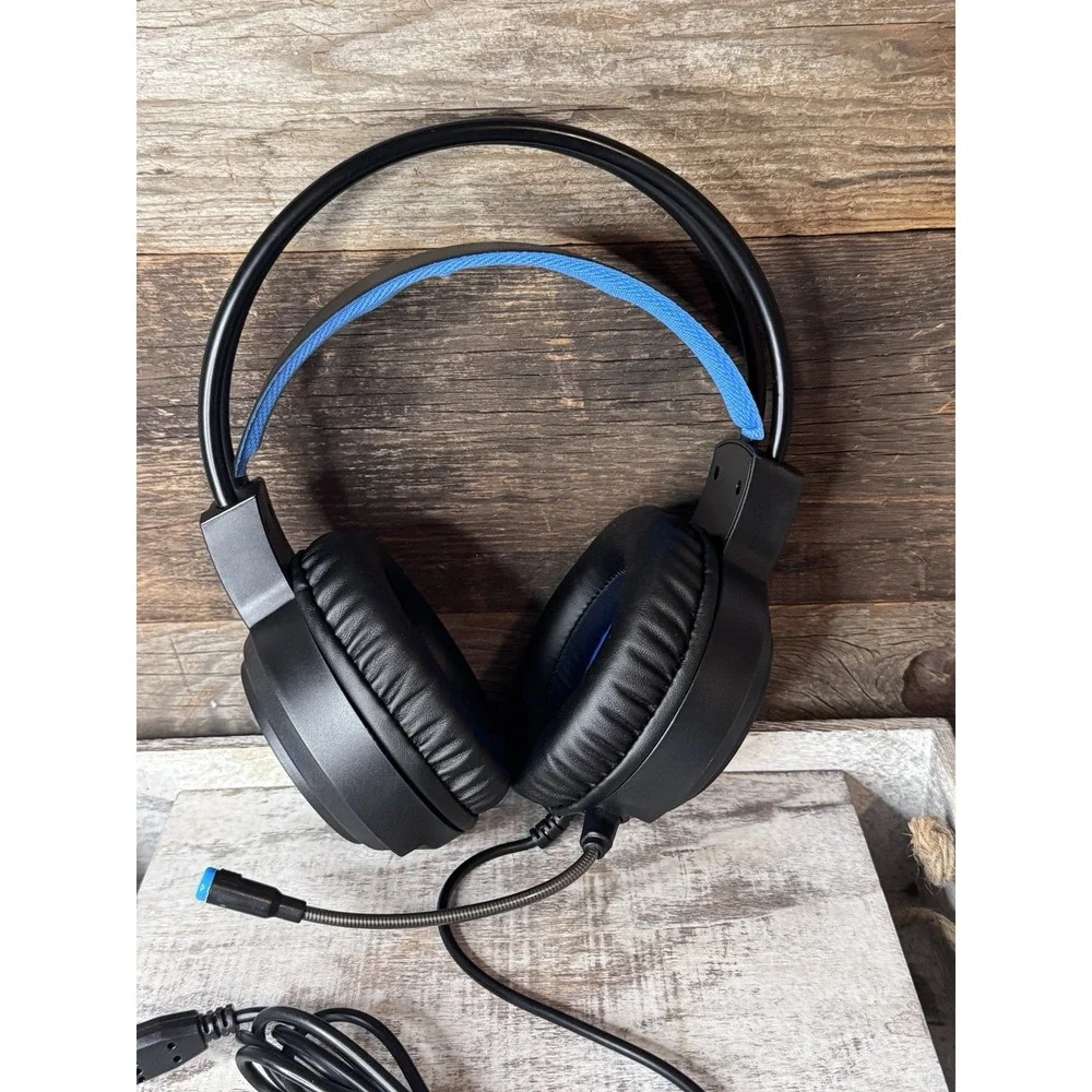 🎧 Pro-Level Gaming Headset Wired‎ w/ Mic | LED Lights | Noise Cancel | NEW